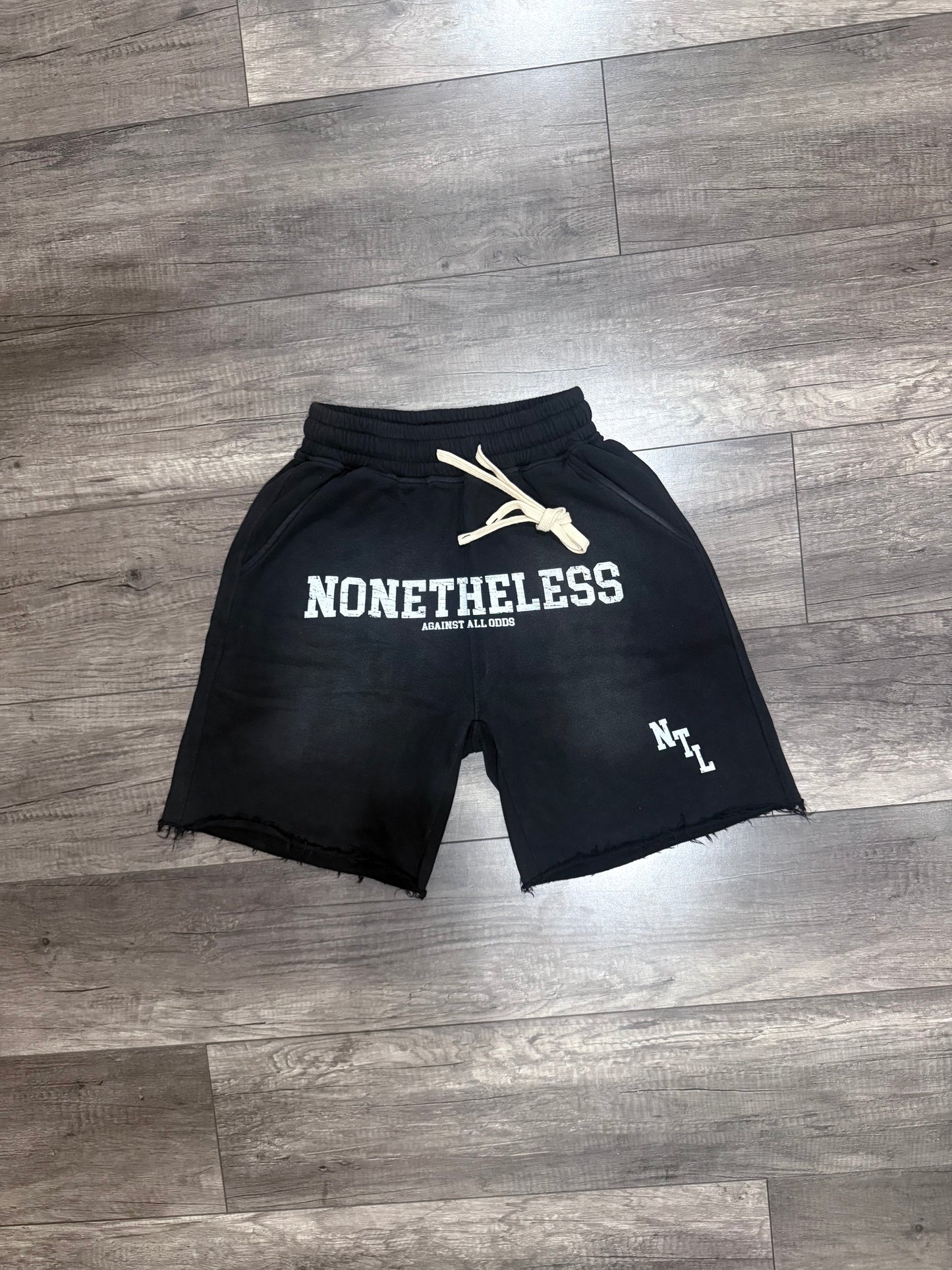 ‘NONETHELESS’ Washed Short