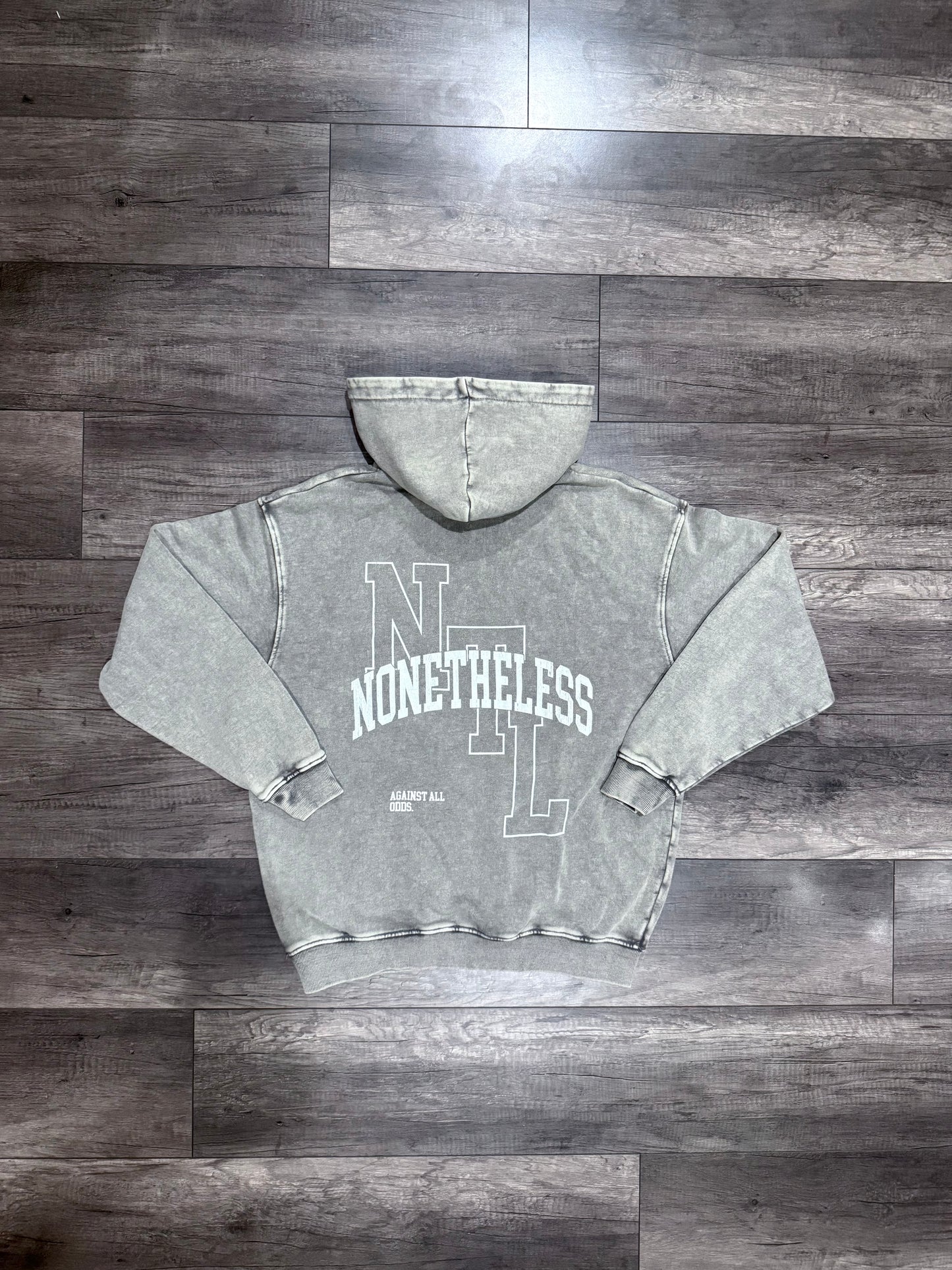 'Against All Odds' Washed Pullover Hoodie